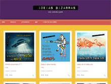 Tablet Screenshot of ideiasbizarras.net